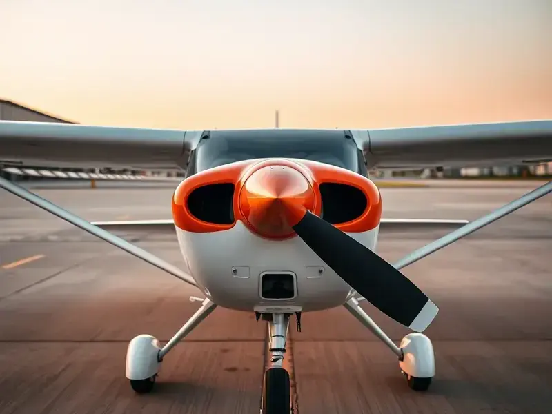 Single engine aircraft painting