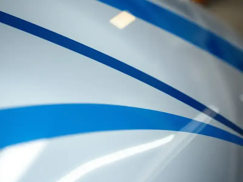 Aircraft wing painting