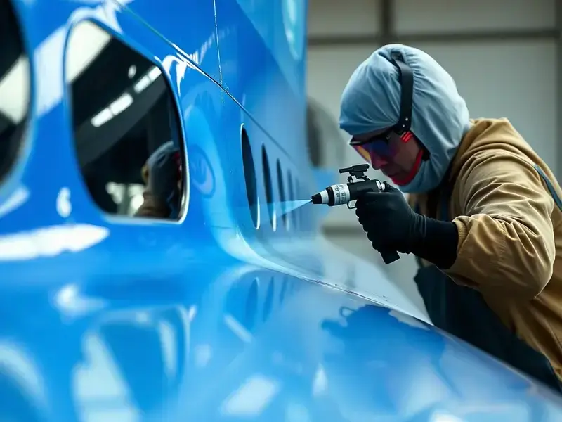 Custom aircraft painting